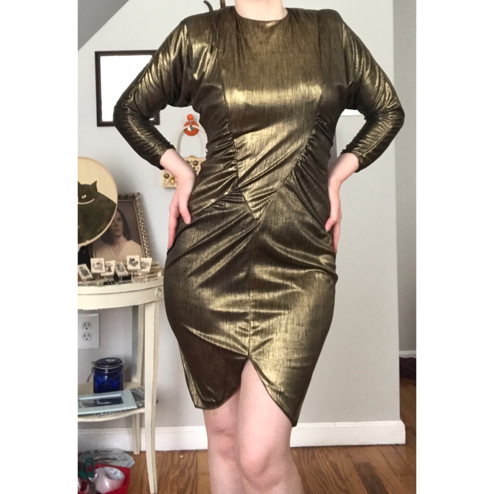 Vintage 80’s gold dress